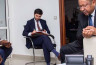 Le ministre en communication telephonique avec le FMI