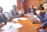 Le ministre délégué M. Sosthène OSSOUNGOU NDIBANGOYE reçoit une délégation de Total Eren