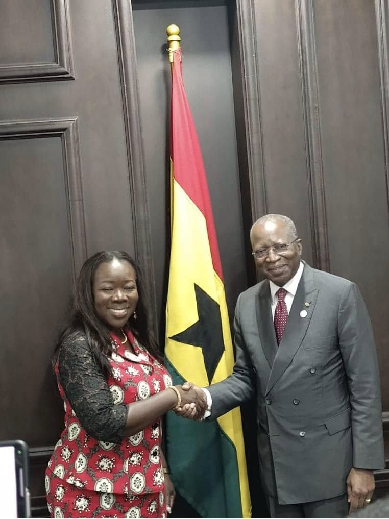 Le Ministre des Comptes Publics et de la Dette, a été reçu en audience par le Ministre ghanéenne du Commerce.