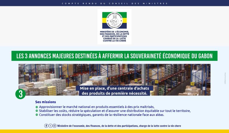 Quelques décisions fortes lors du dernier conseil des Ministres.