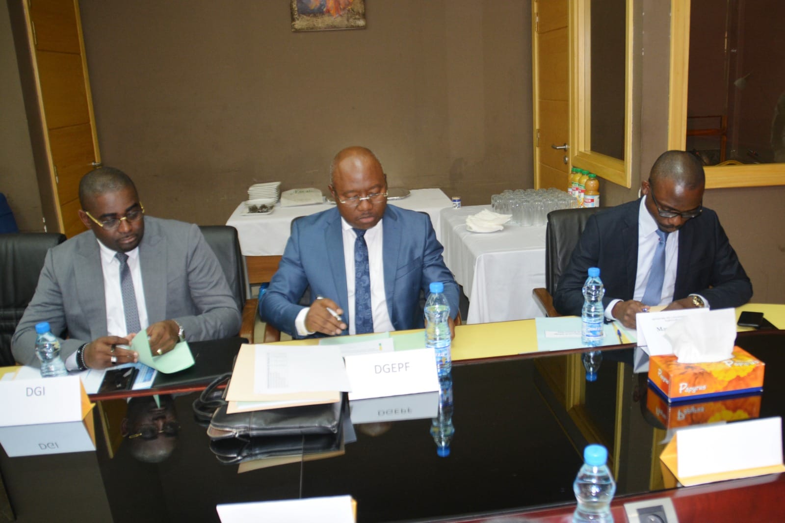 Reunion du Comité Interministériel de Cadrage Macroéconomique et Budgétaire.