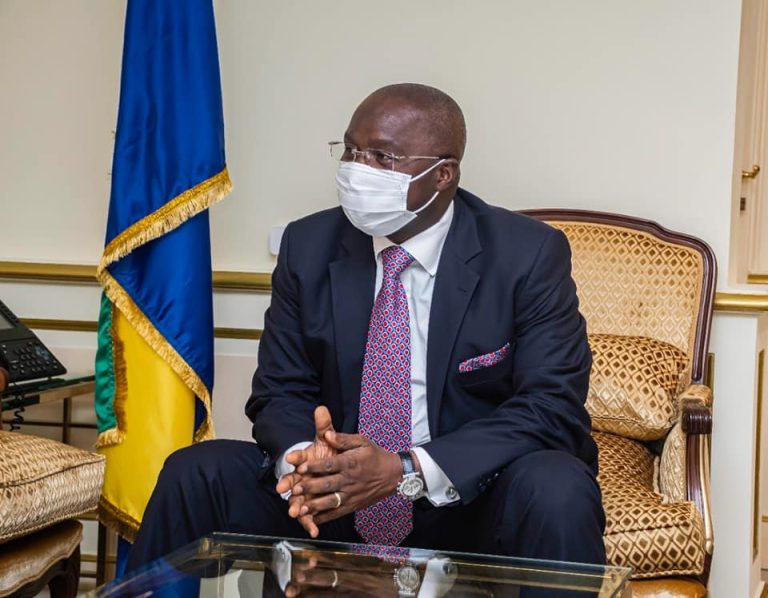 Audience Administrateur au FMI pour le Gabon.