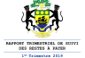 Rapport Trimestriel de  Suivi des restes à payer du Premier Trimestre 2019